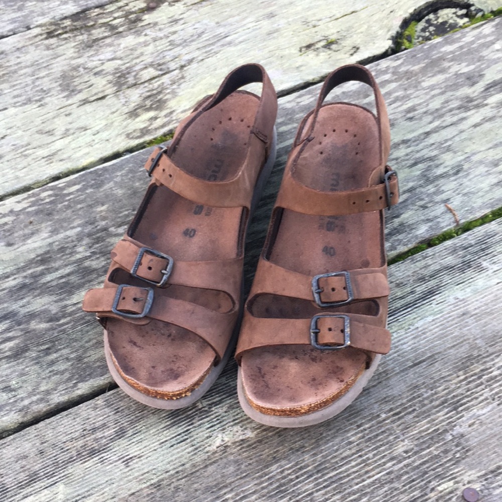 Brown Birkenstock Style Sandals